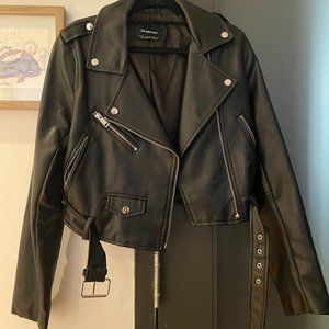 Stradivarius Faux Leather Jacket